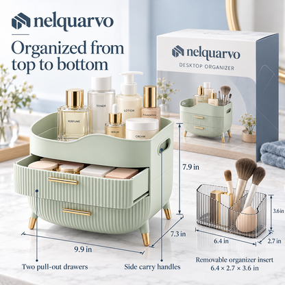 Nelquarvo® Two-Drawer Vanity Organizer